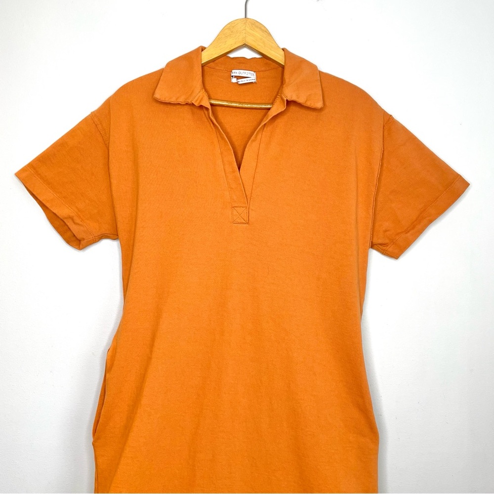 Urban Outfitters Adam Polo Midi Dress Women’s Oversized Small Terra Cotta - Picture 4 of 12